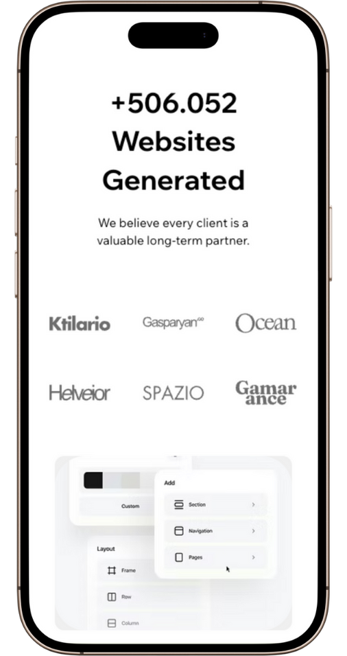 Ejemplo de un diseño web responsive adaptado a una pantalla de celular.