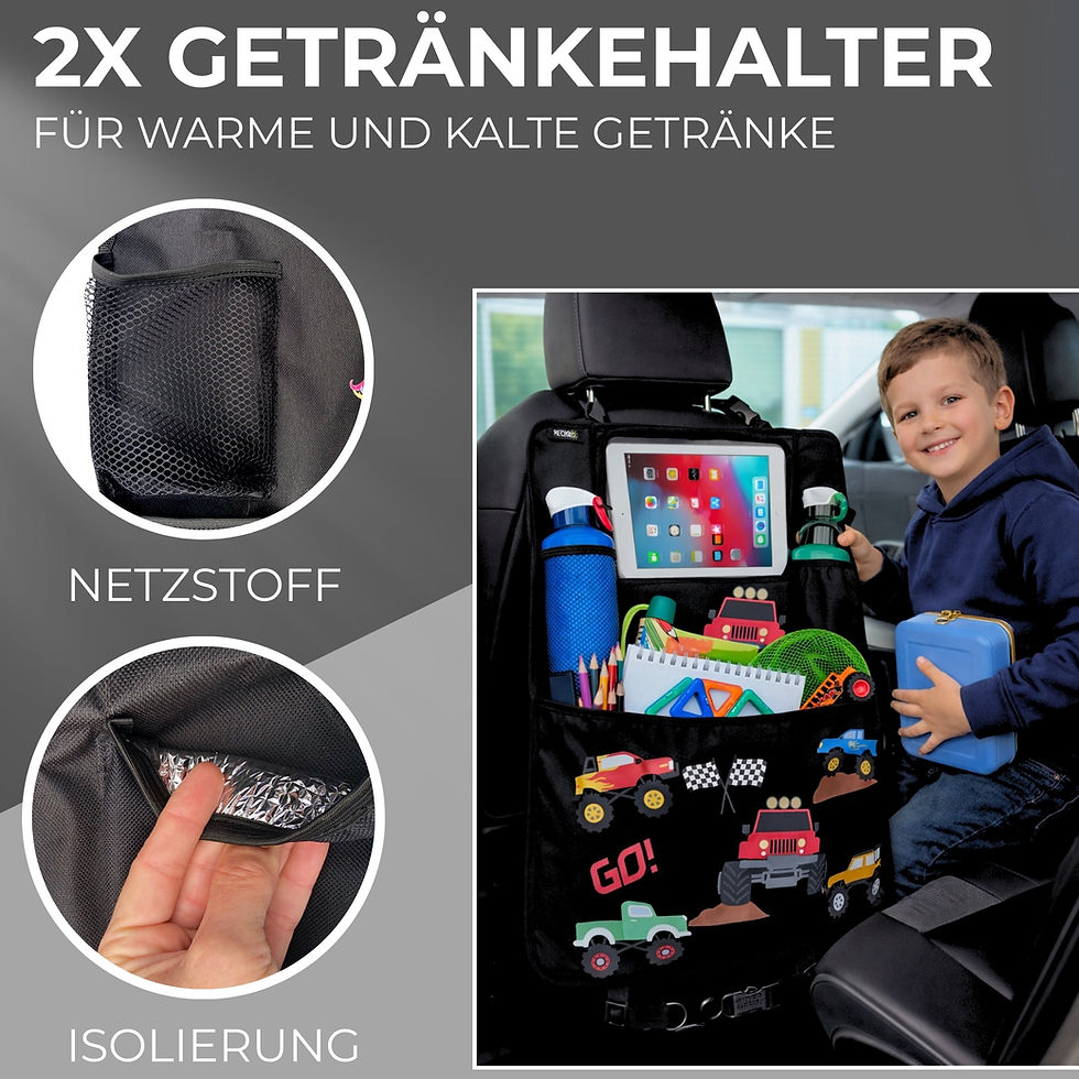 Miniatura: Auto Rücksitz Organizer - Monster Truck