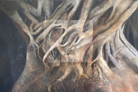 raízes . 90x132cm
