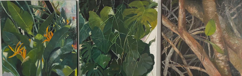 verdes . 3 de 60x60cm