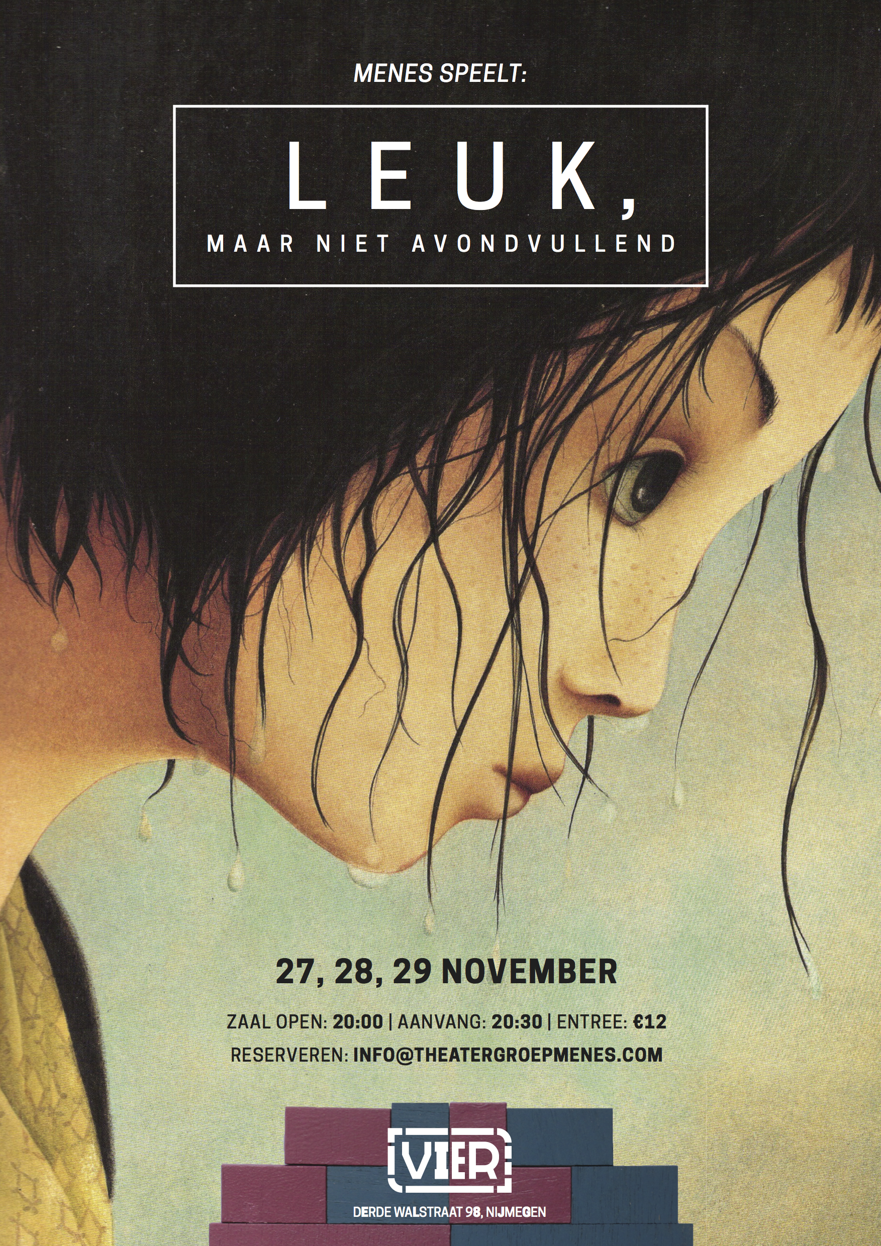 Poster 'Leuk' van Menes