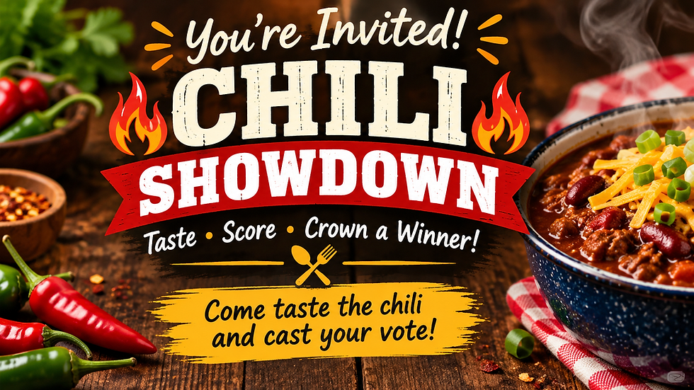 Chili Showdown Tasting and Scoring