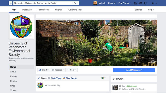 It's official, it's launched! The Environmental Society has landed!