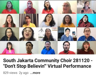 SJCC Choir Celebration and Don't Stop Believing Virtual Concert