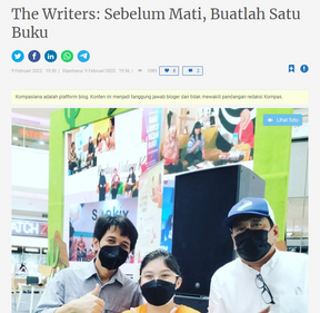 The Writers: Sebelum Mati, Buatlah Satu Buku
