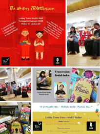 The Writers in Trans Studio Mall Cibubur (With The Writers) (With Book Launching of Me and The Power of Music)