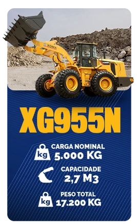 Pá Carregadeira XGMA XG955N