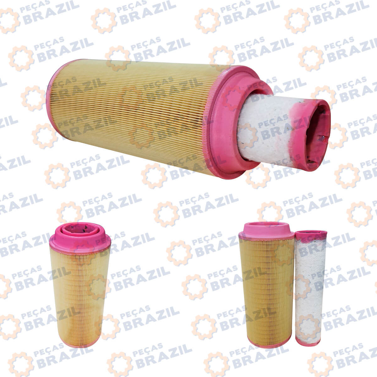 35121 - Conjunto Filtro de Ar | 1109025-A136 / A1109015-A136 / Grupo Brazil Maquinas / C16400/AF26393/1109025-A136/ 860151174