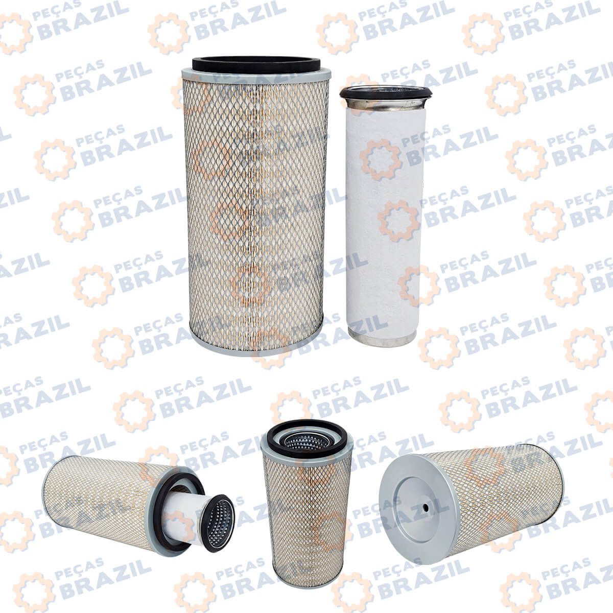 32584 - Conjunto Filtro de Ar | SP100551 / SP100570 / Grupo Brazil Maquinas 4110000108003/W018101821/AE1047EX/AI300/W01810277