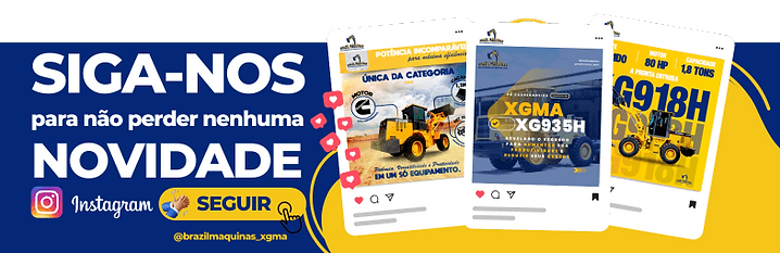 Siga o Intagram da Brazil Maquinas