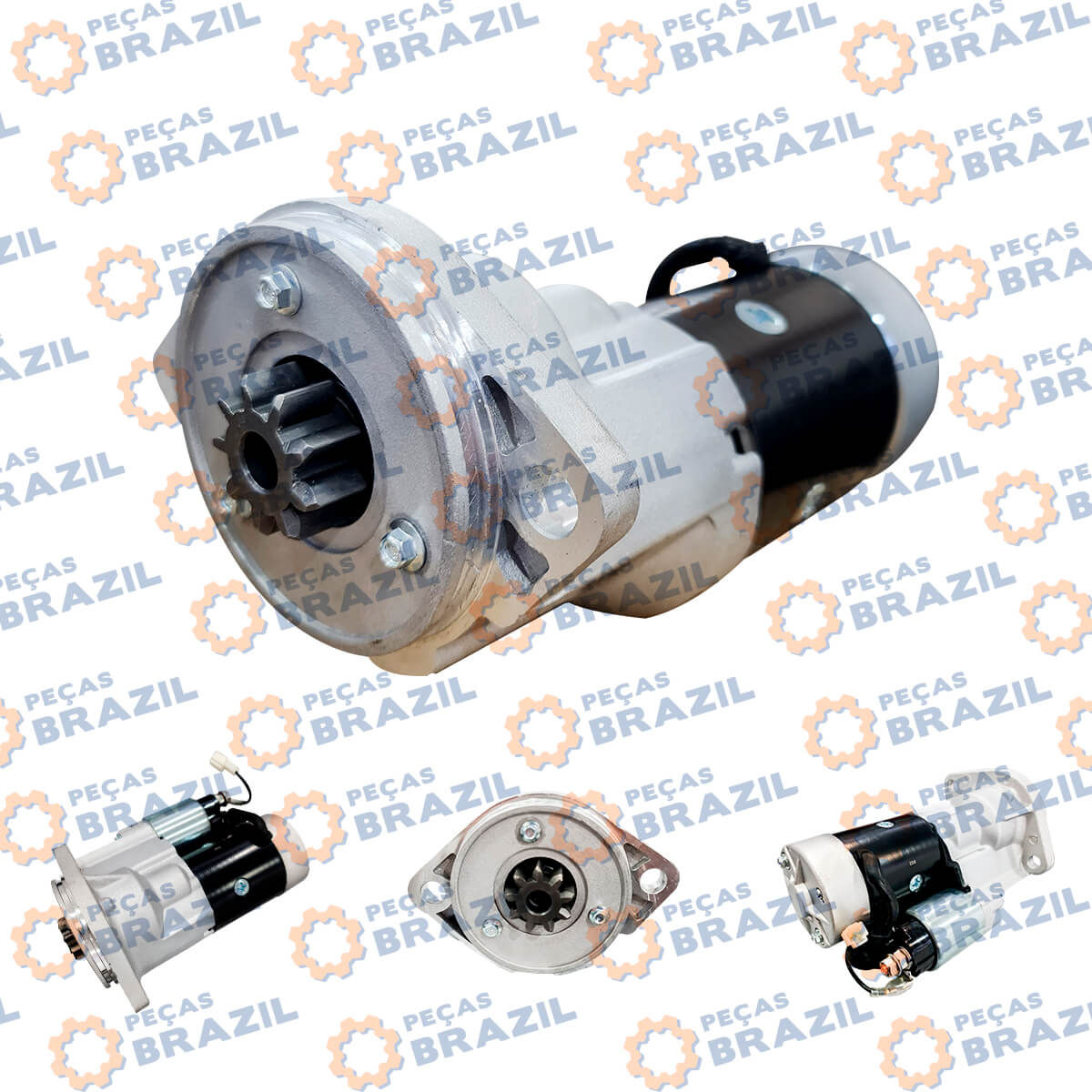 Motor De Partida 9 Dentes / LiuGong CLG816C Motor Yanmar / 129940-77010/129900-77010/40C1308/10G3204/134284/SP148244 / 33550
