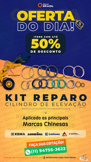 Kit Reparo Cilindro Elevação