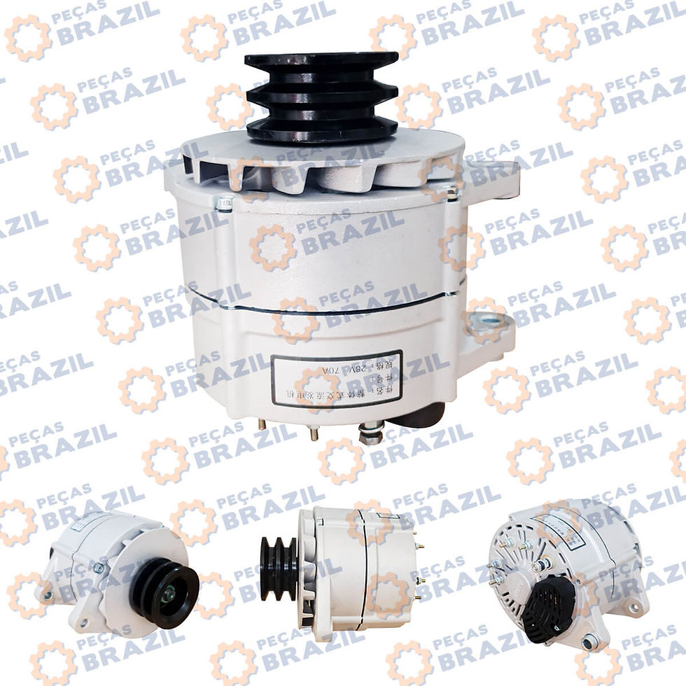 34974 - Alternador MotorYuchai 28V / 70A | YC6J125Z-T20 / Grupo Brazil Maquinas / Peças Brazil / J3601-3701100A