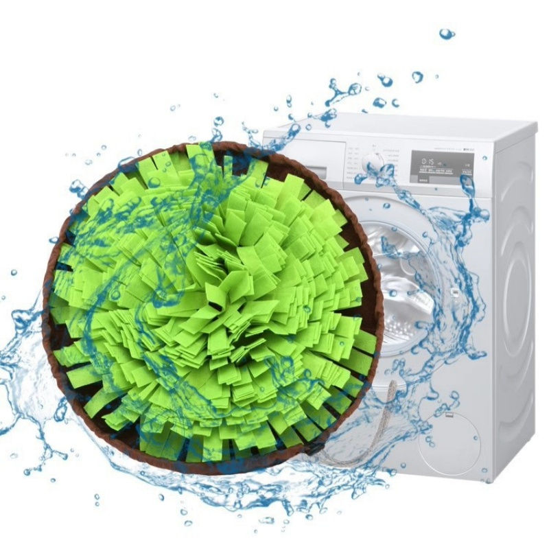 Thumbnail: Washable Felt Pet Sniffing Pad Foldable Dog Slow Feeding Mat Toy Dog Training Sn