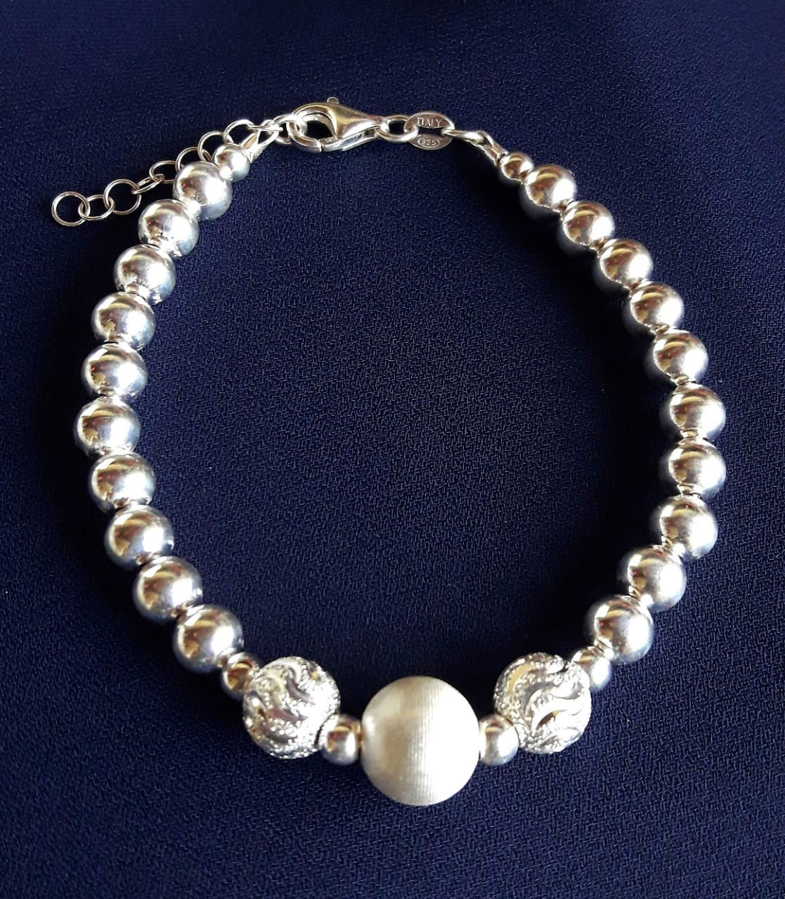 Pulsera de Plata irregular