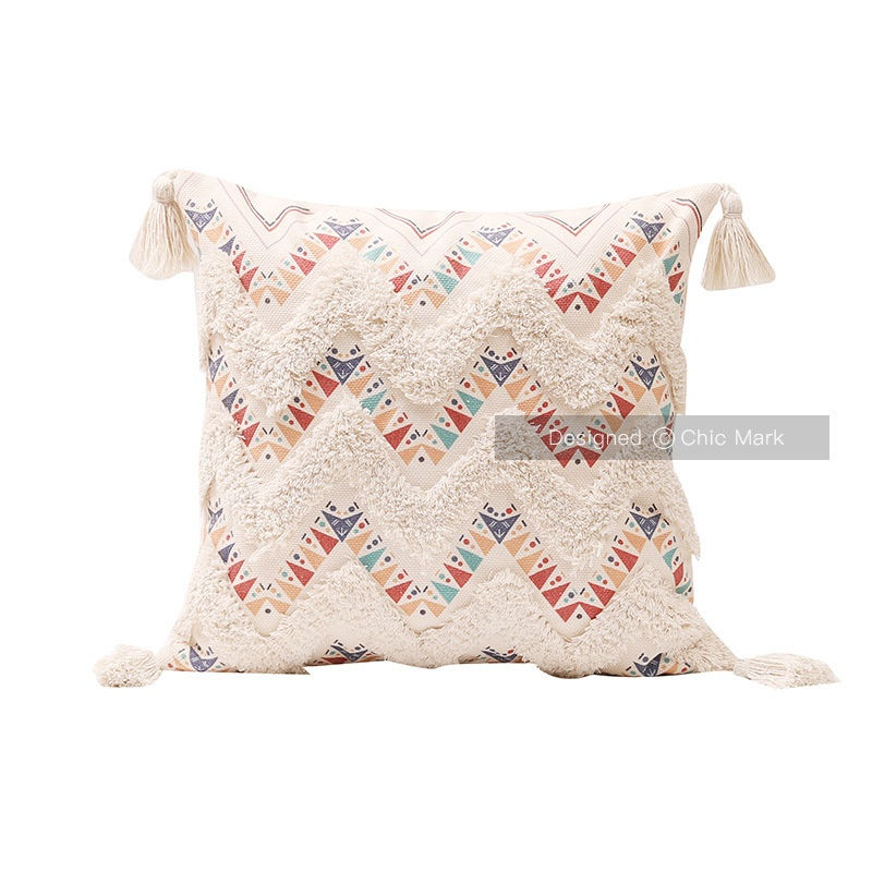 European Woven Plain Pillow Cushion for Sofa