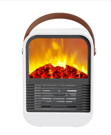 Mini Portable Electric Heater with Flame Effect (One Unit)