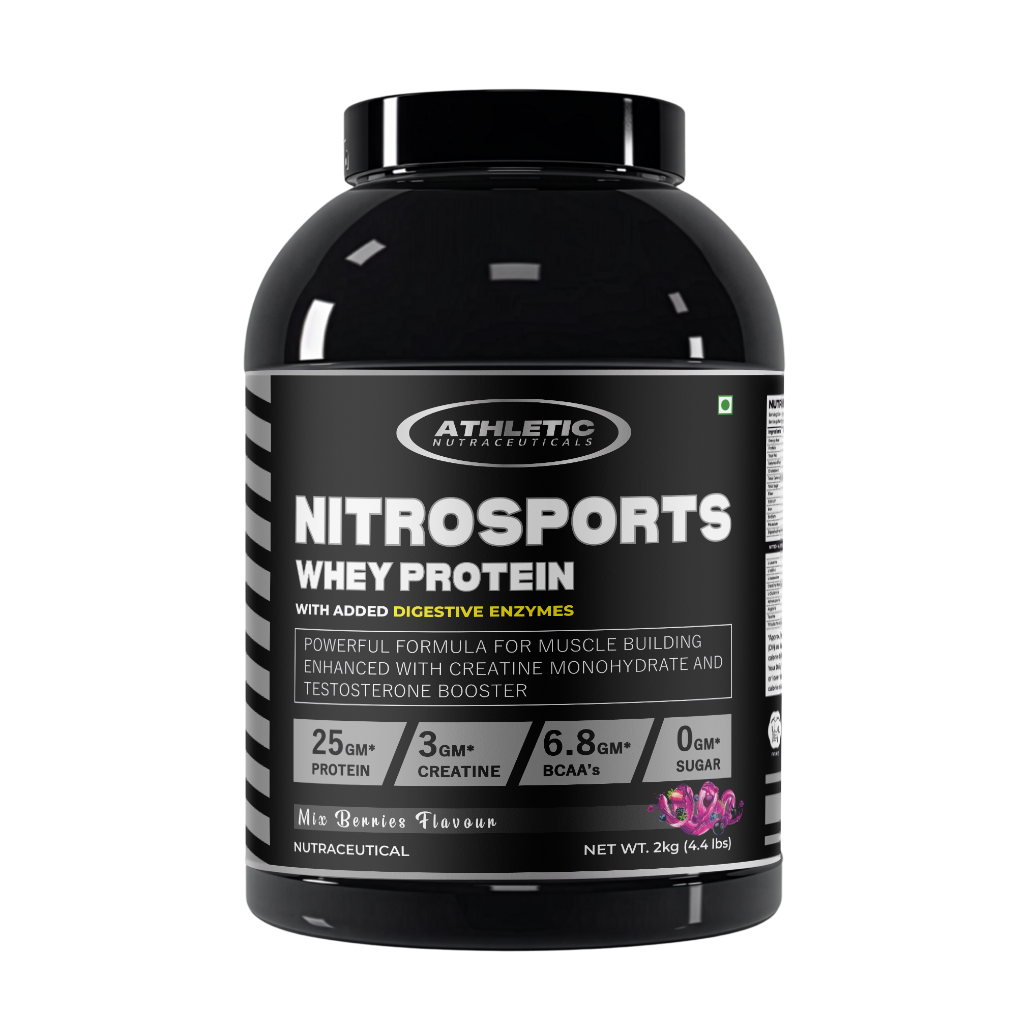 NITROSPORTS WHEY PROTEIN 2KG Mix Berries