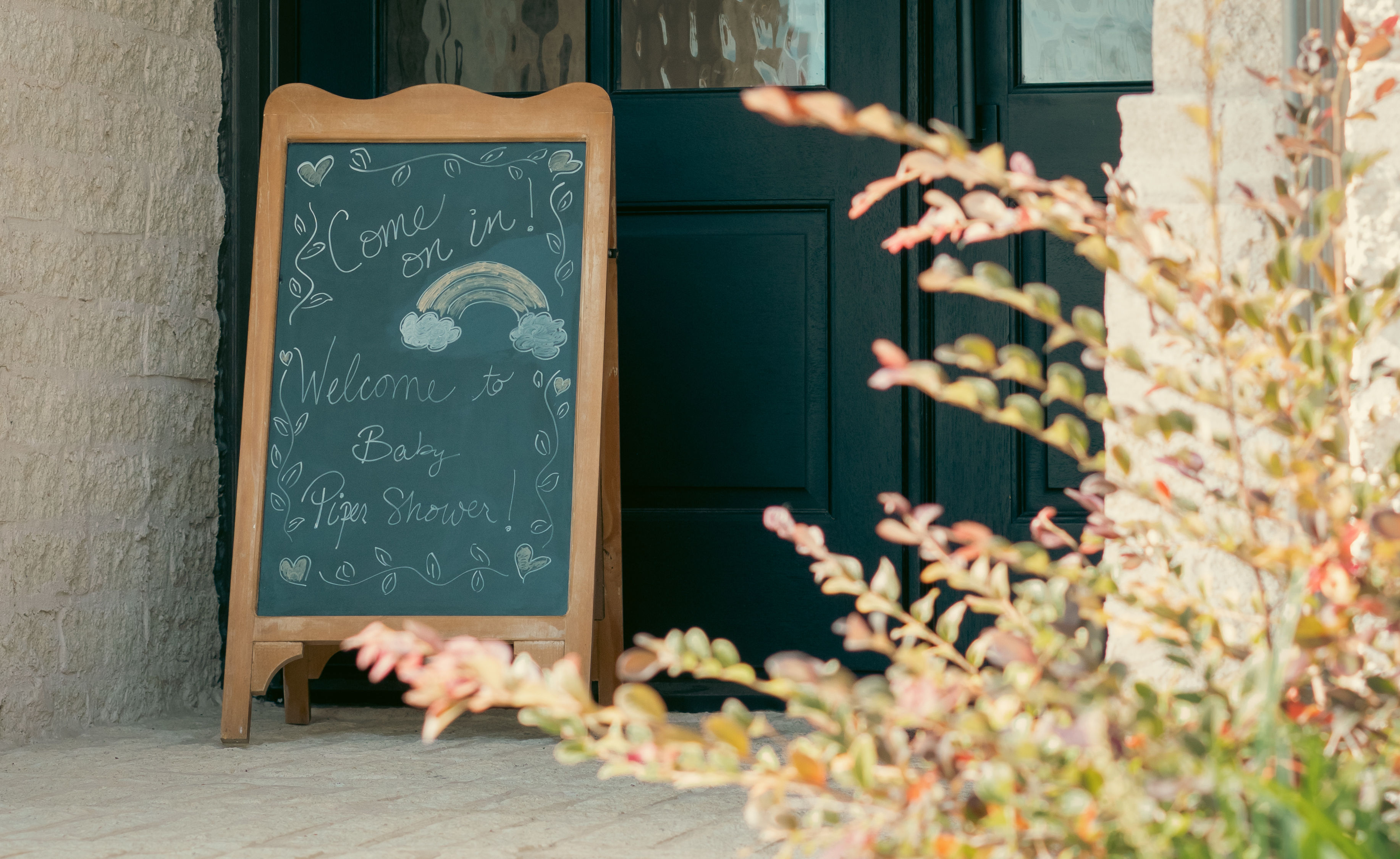 Baby Shower door entrance