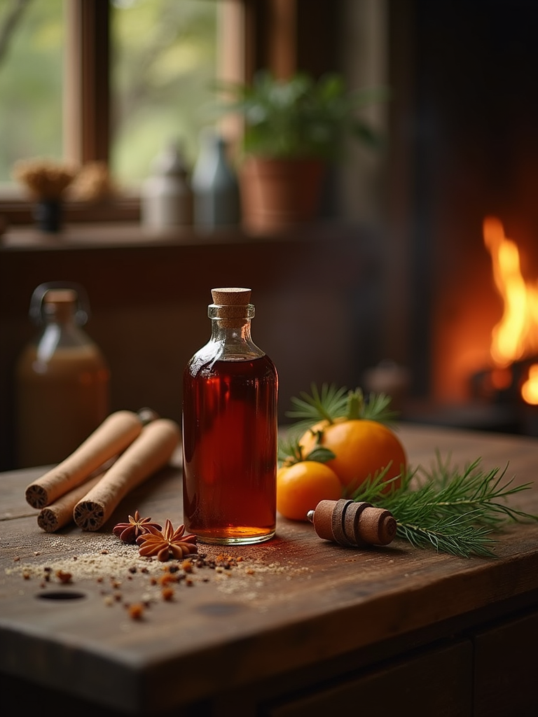 Arranged Food and Objects