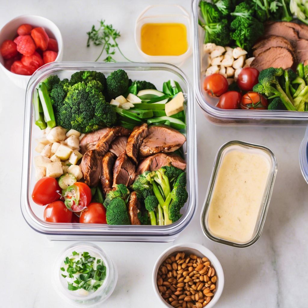 Arranged Food and Objects