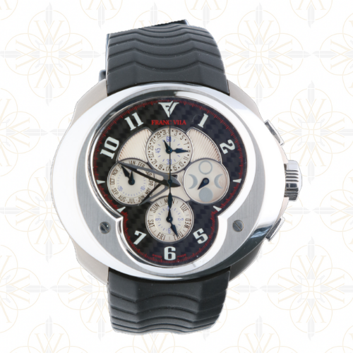 Franc Vila Espirite Unique – Ref. FVa9 – Aço Inoxidável – 45mm