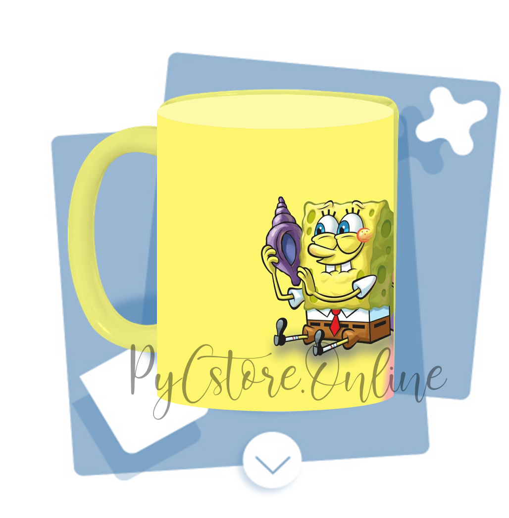 Taza Bob Esponja y Patricio
