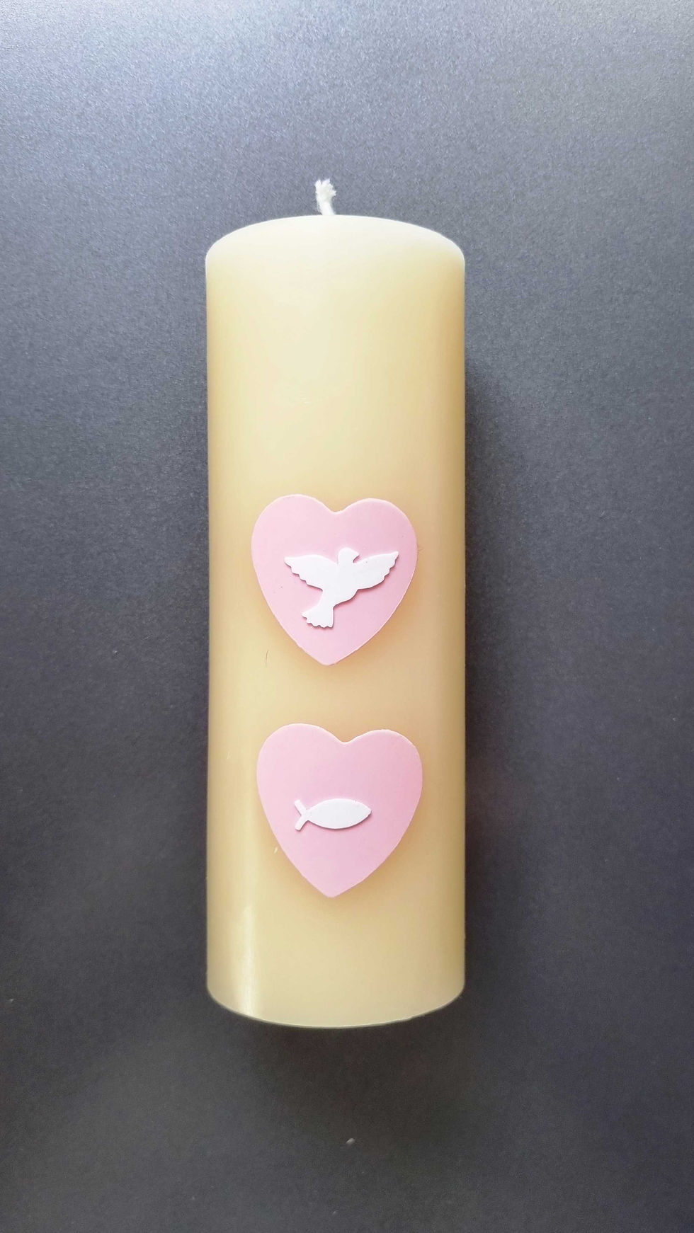 Miniature : Double coeur colombe et poisson