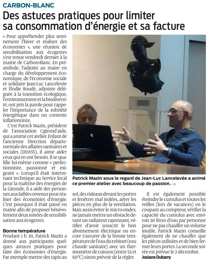 Votre interlocuteur : Patrick Mazin dirigeant de EERENOV Du début à la fin du chantier, je suis votre seul interlocuteur.