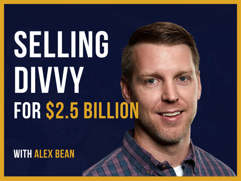 Alex Bean after selling divvy for $2.5 billion