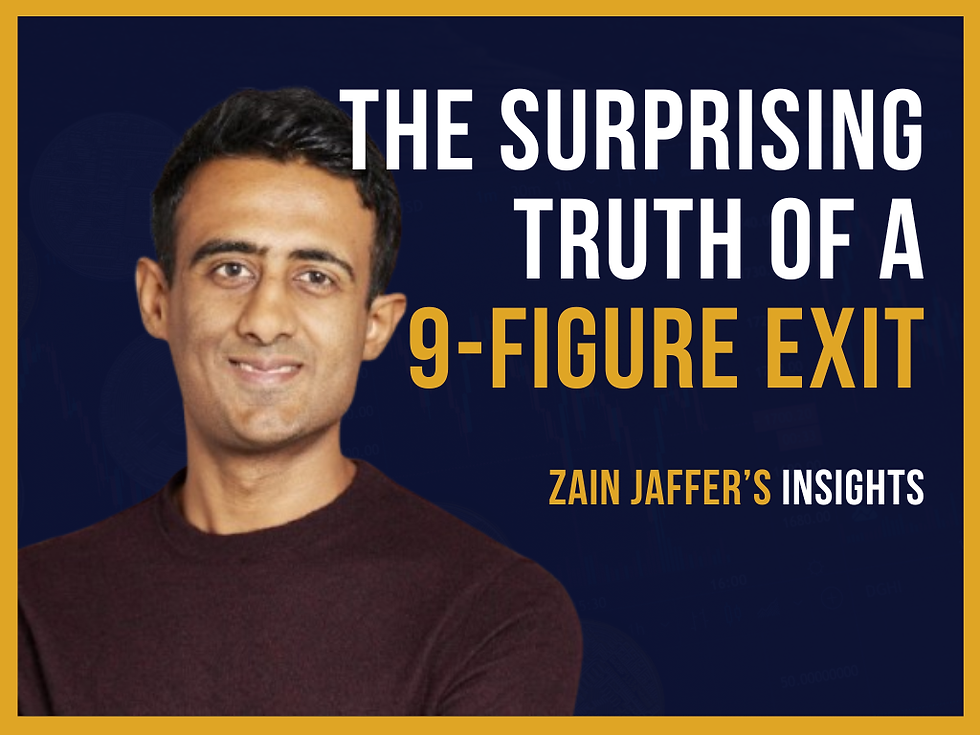 Zain Jaffer is best known for co-founding Vungle, an early-stage mobile video-ad platform which scaled rapidly and was acquired by a private-equity firm in a deal reported to be approximately $780 million