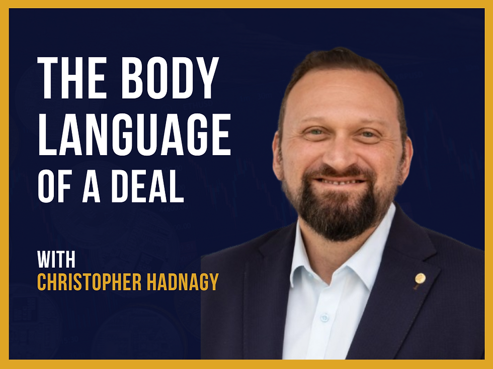 The Body Language of a Deal With Christopher Hadnagy