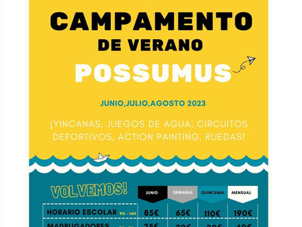 CAMPAMENTO DE VERANO POSSUMUS