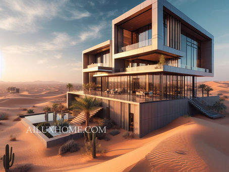 Modern Desert Oasis: A Contemporary Home in Dubai Inspired by Traditional Architecture