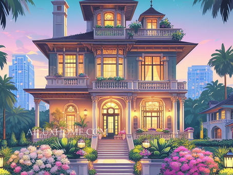 Blooms, Flamingos, and FancyPants: A Miami Mansion's Floral Fiesta