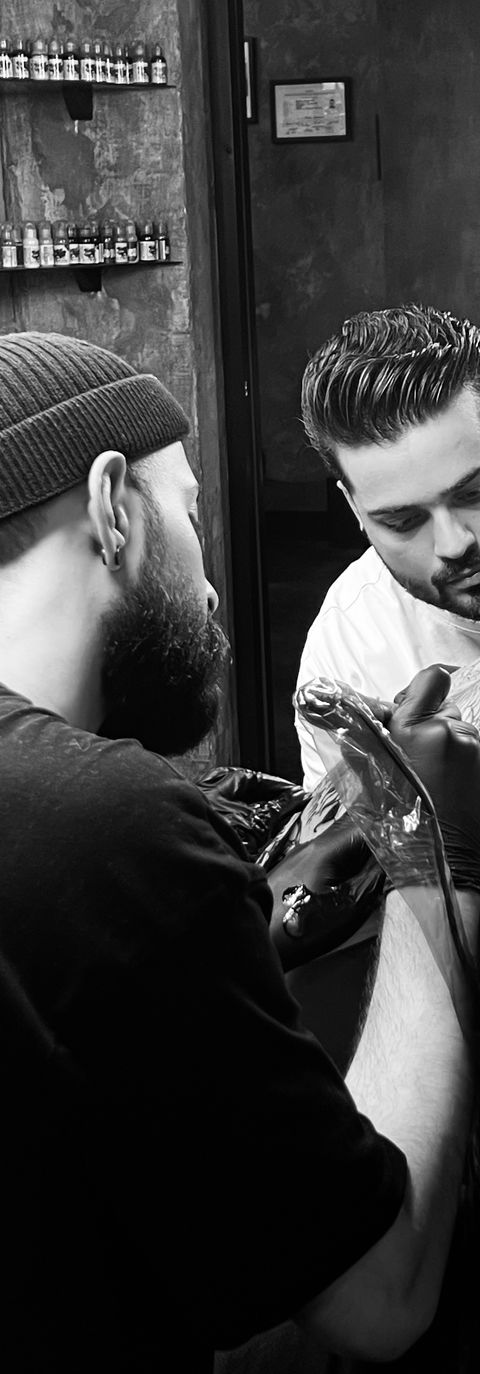 Tattoo studio, Team work, Full back tattoo, Elias Rashidi Nasab