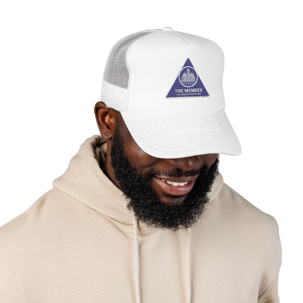 Thumbnail: Memdex Official Logo Embroidered Foam Trucker Hat for Casual Wear - Custom Cap