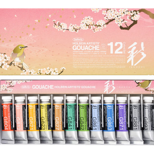 Holbein Iridori Seasons Gouache Set - Spring