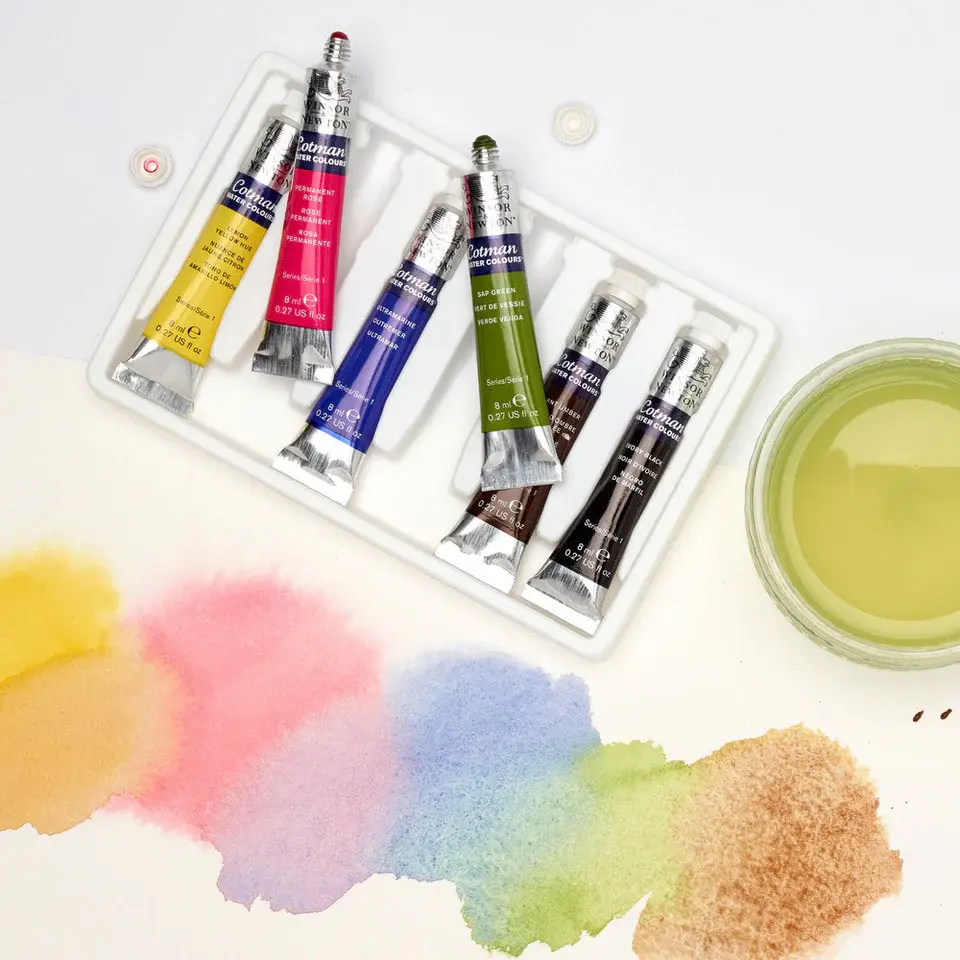 Thumbnail: Winsor & Newton Cotman Watercolour Collection - 6 x 8ml Tubes