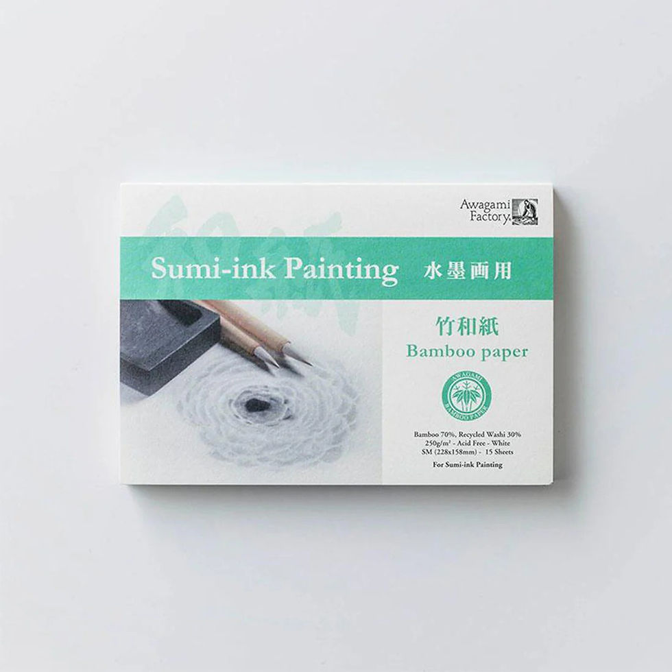 Awagami Sumi Ink Postcard Pad