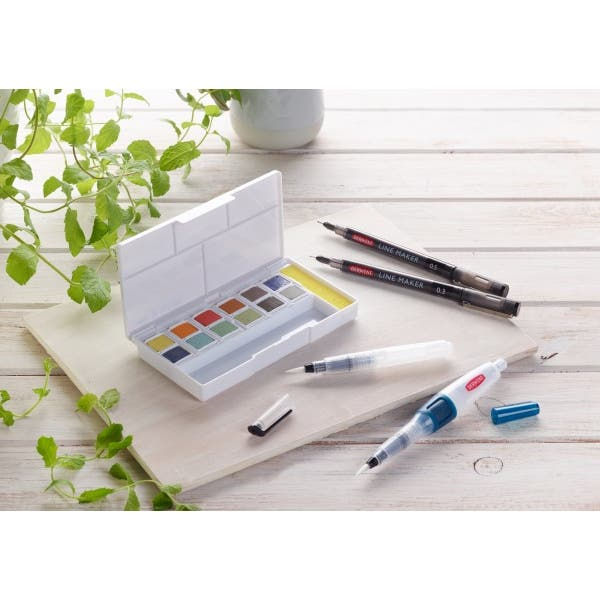 Thumbnail: Derwent Line & Wash Paint Pan Set