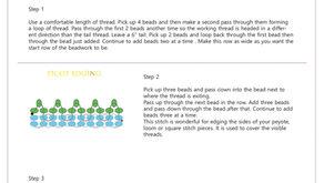 Beadweaving Basics - Picot Stitch