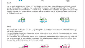 Beadweaving Basics - Ladder Stitch