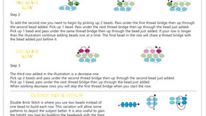 Beadweaving Basics - Brick Stitch