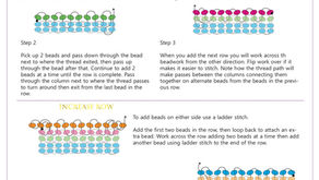 Beadweaving Basics - Herringbone Stitch