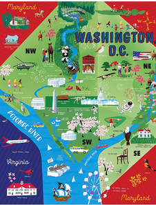 Washington, DC Puzzle Map