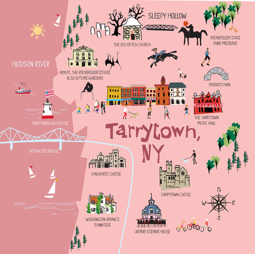 Tarrytown, NY Map