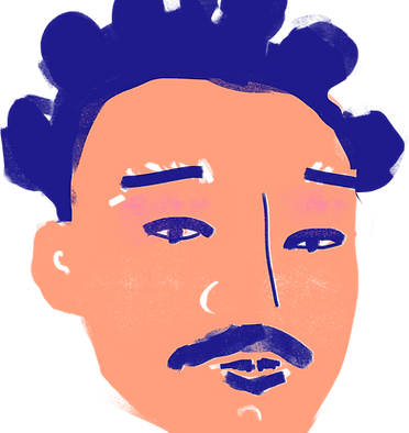 Illustration de portrait stylisée