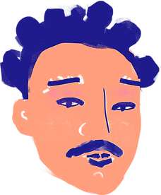 Человек с усами