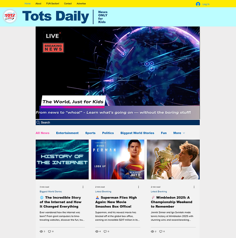 News Website Template